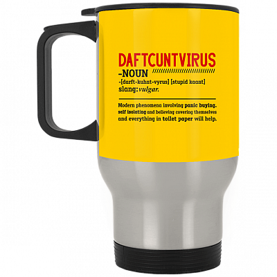 14 oz. Silver Travel Mug