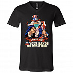 Uncle Sam I Want You To Wash Your Hands And Stay At Home - Funny Toilet Paper Shortage Virus Flu Panic Shirt