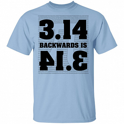 314 backwards is 413 happy pi day 2020 T-Shirt