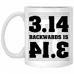 314 Backwards Is 413 Happy Pi Day 2020 Ceramic Coffee Mug - Beer Stein - Water Bottle - Color Changing Mug