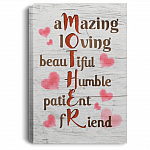 Cute Mother's Day Saying Quote Framed Canvas Unframed Poster - Beautiful To My Mother Home Decor Wall Art