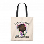 A Well-Read Woman Is A Dangerous Creature Canvas Tote Bag - Shoulder Bag - Reusable Shopping Bag