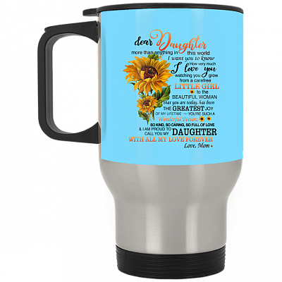 14 oz. Silver Travel Mug