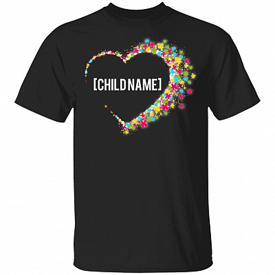 Personalized Autism Awareness Puzzle Youth Tee