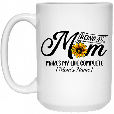 15 oz. White Mug