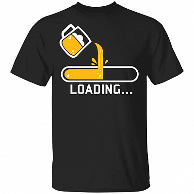 Beer Loading Funny Drinking T-Shirt