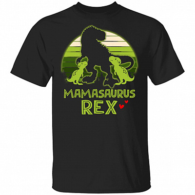 Mamasaurus Rex Vintage Retro T-Shirt