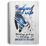 Husband And Wife Framed Canvas - Unframed Poster - Police Family Wall Decor