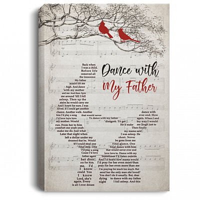 Dance With My Father Framed Canvas- Unframed Poster - Music Wall Art Decor