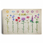 I Am Powerful Creative Magical Love Free Transcendent Framed Canvas - Unframed Poster - Inspirational Wall Art