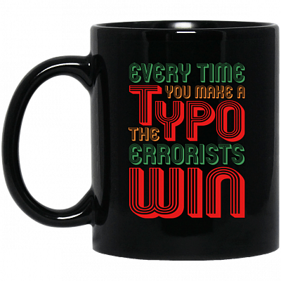 11 oz. Black Mug