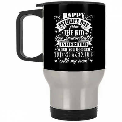 14 oz. Silver Travel Mug