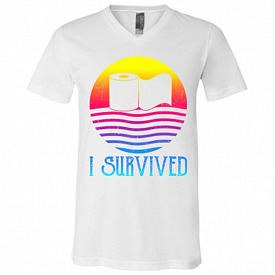 I Survived T-Shirt T.P Panic Shirt - Funny Paper Shortage Panic Shirt