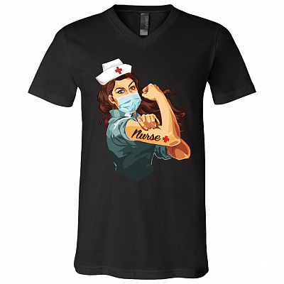 Nurse Strong Women T-Shirt - Support Nurse Shirt