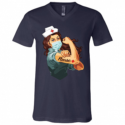 Alternative view of Nurse Strong Women T-Shirt - Support Nurse Shirt