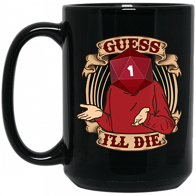 15 oz. Black Mug
