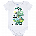 Sometime I Open My Mouth And My Grandpa Comes Out Baby Onesie - Baby Infant Bodysuit