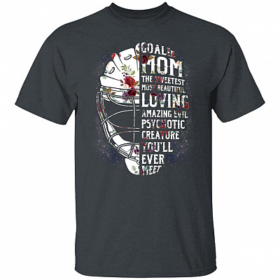 CubeBik Goalie T-Shirt - Funny Hockey Mom Shirt
