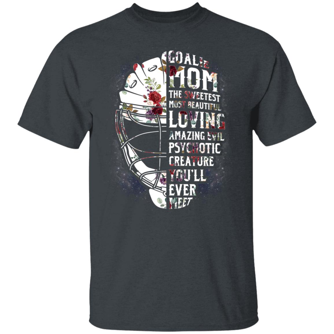 CubeBik Goalie T-Shirt - Funny Hockey Mom Shirt CubeBik Goalie T-Shirt - Funny Hockey Mom Shirt