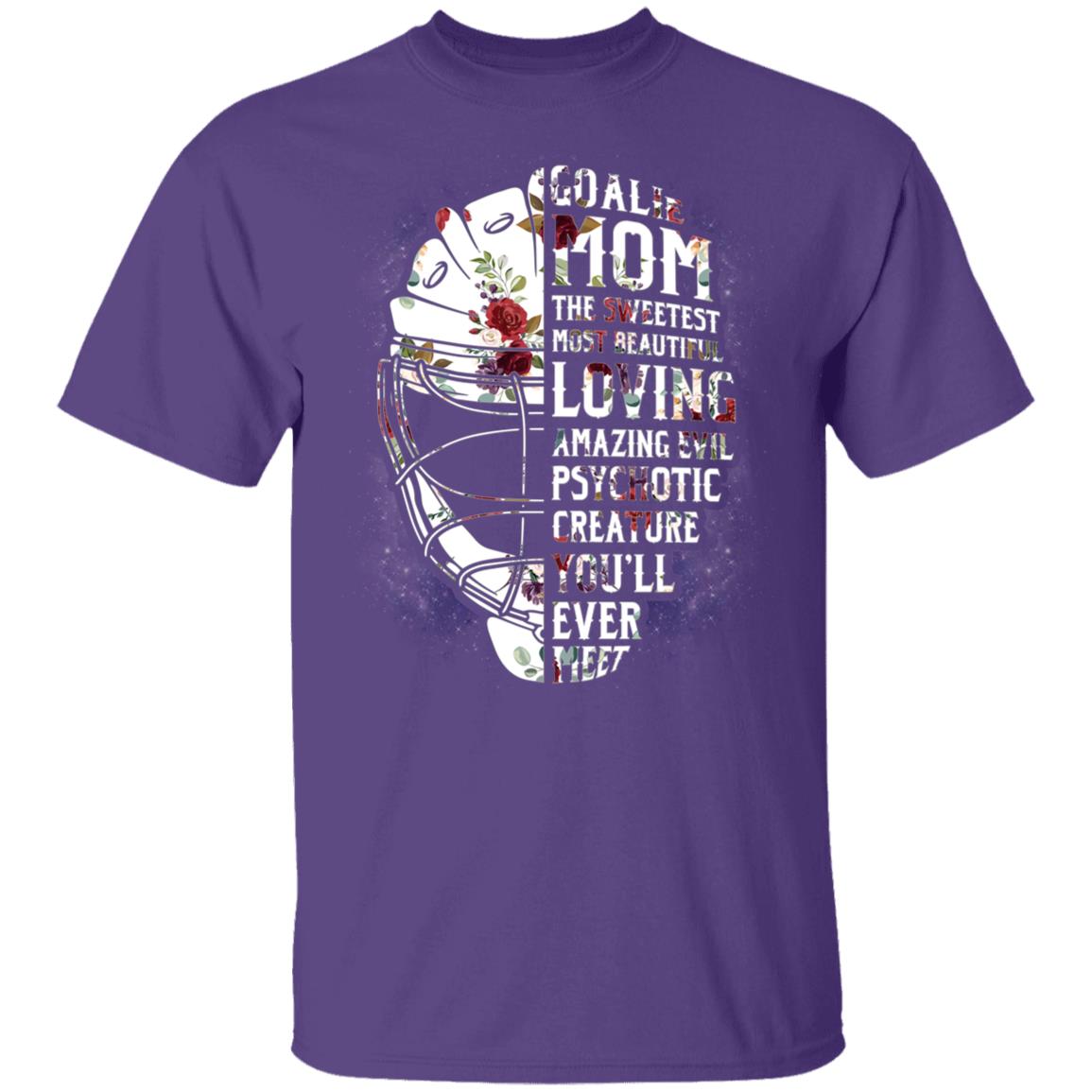 CubeBik Goalie T-Shirt - Funny Hockey Mom Shirt CubeBik Goalie T-Shirt - Funny Hockey Mom Shirt