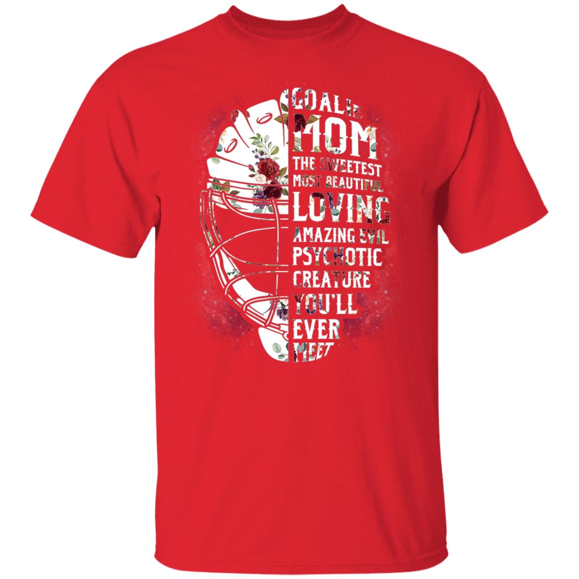 CubeBik Goalie T-Shirt - Funny Hockey Mom Shirt CubeBik Goalie T-Shirt - Funny Hockey Mom Shirt