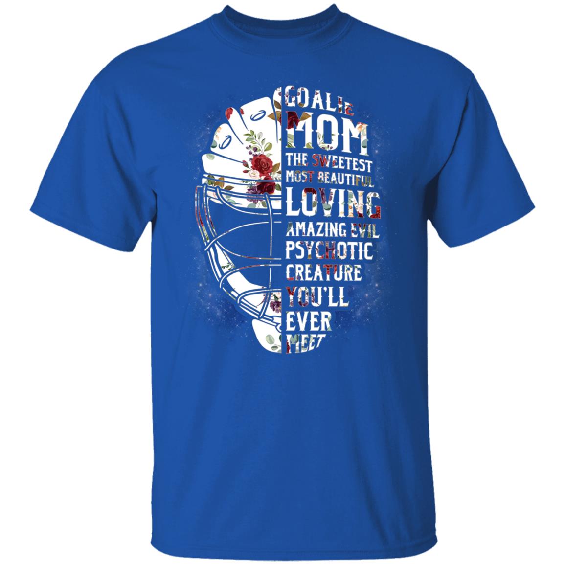 CubeBik Goalie T-Shirt - Funny Hockey Mom Shirt CubeBik Goalie T-Shirt - Funny Hockey Mom Shirt