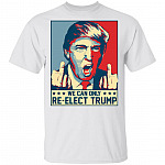 CubeBik We Can Only Re-Elect Trump 2020 Funny T-Shirt