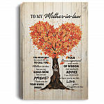 CubeBik To My Mother In Law You Mean Way Too Much For Me Framed Canvas Unframed Poster - Mother's Day Canvas Poster