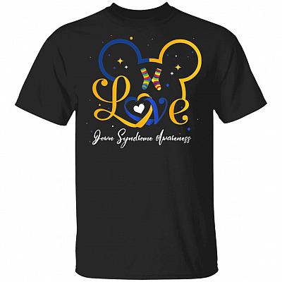 Love Down Syndrome Awareness T-Shirt - Down Syndrome Awareness Hero Shirt