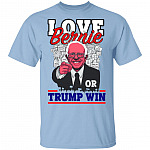 CubeBik Love Bernie or Trump Win Vote Bernie 2020 T-Shirt