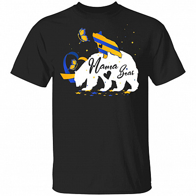 CubeBik Mama Bear World Down Syndrome Awareness Day Trisomy 21 T-Shirt