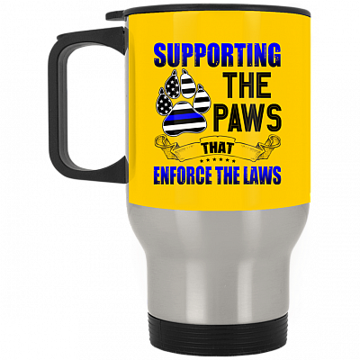 14 oz. Silver Travel Mug