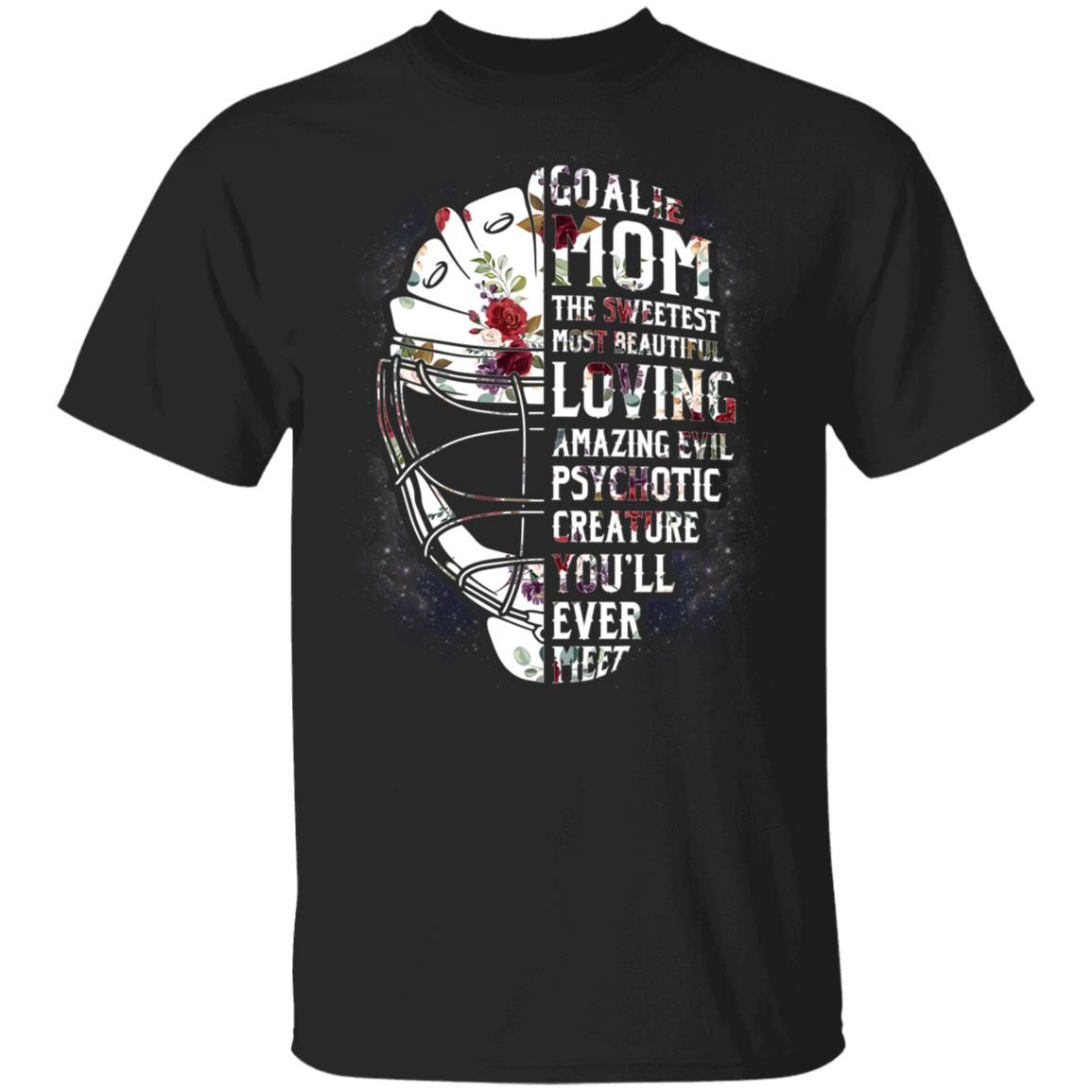 CubeBik Goalie T-Shirt - Funny Hockey Mom Shirt CubeBik Goalie T-Shirt - Funny Hockey Mom Shirt