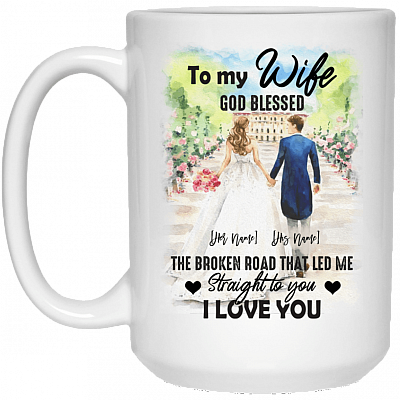 15 oz. White Mug
