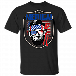 Murica Merica T Shirt Patriotic American Party USA Presidents Abraham Lincoln Shirt Independence Day Gifts, Black, Unisex T-Shirt