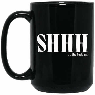 15 oz. Black Mug