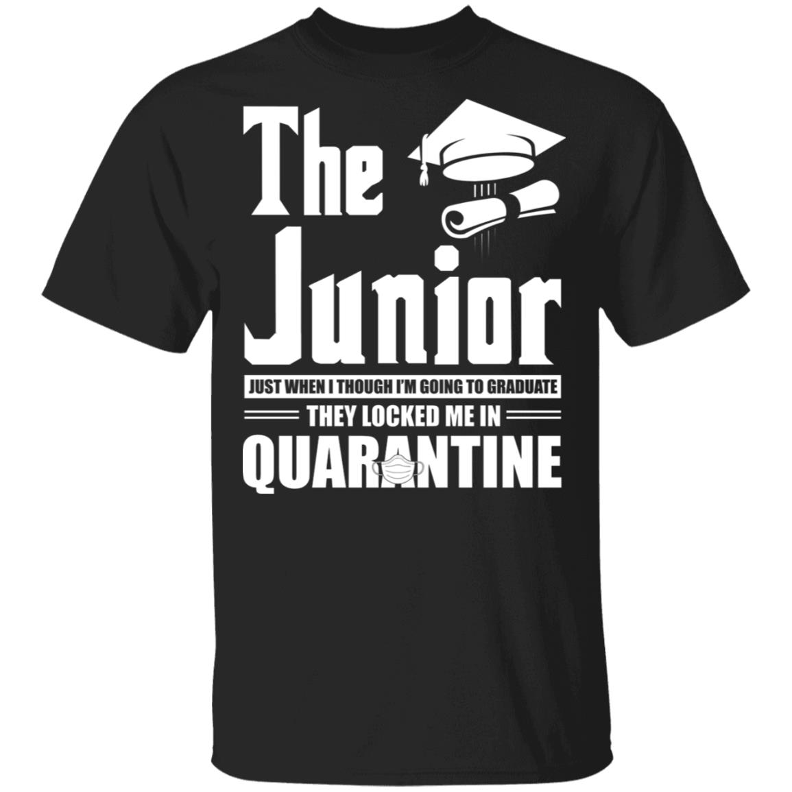 Class Of 2020 Quarantine Graduation Seniors Womens Junior Fit Tee