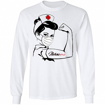 We Can Do It Nurse Who Survived 2020 Hoodie - Sweatshirt - Long Sleeve Shirt, White, Long Sleeve