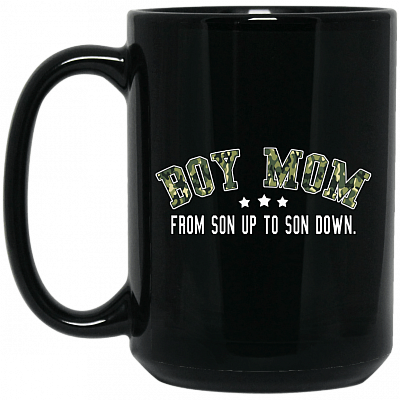 15 oz. Black Mug