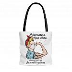Seamstress I Became A Mask Maker Because Your Life Is Worth My Time  AOP Totebag - Shoulder Bag