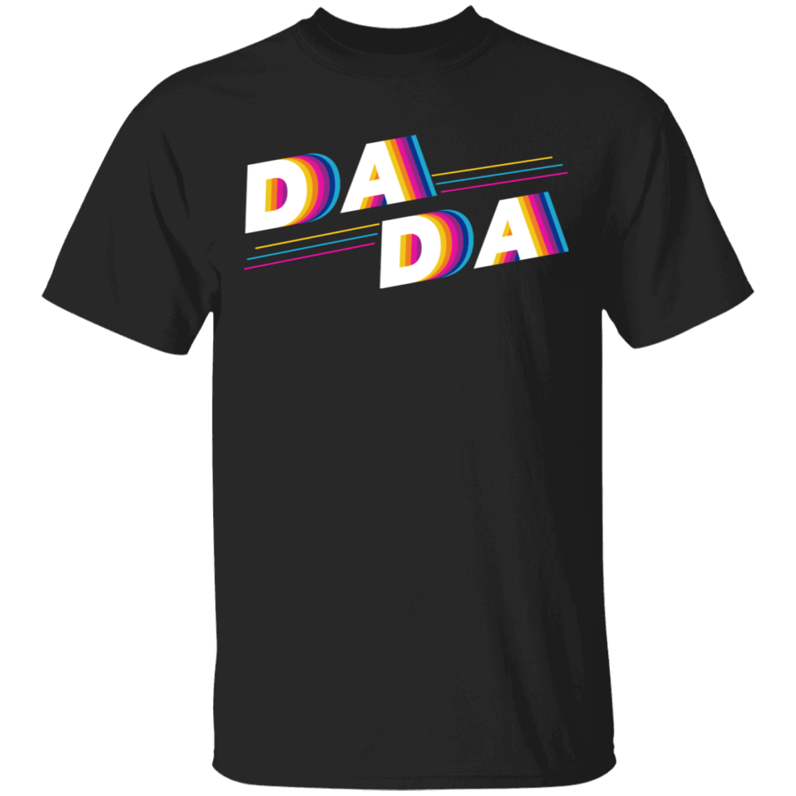 Dada T Shirt - Father's Day Gift For Dad - Funny Gift For New Daddy, Black, Unisex T-Shirt