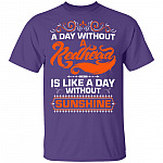 A Day Without A Redhead is Like A Day Without Sunshine T-Shirt, Purple, Unisex T-Shirt
