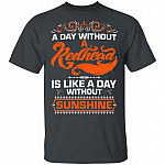 A Day Without A Redhead is Like A Day Without Sunshine T-Shirt, Dark Heather, Unisex T-Shirt