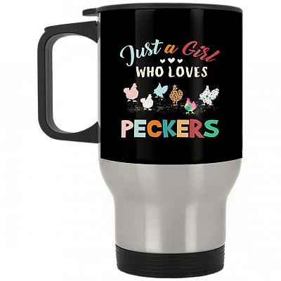 14 oz. Silver Travel Mug