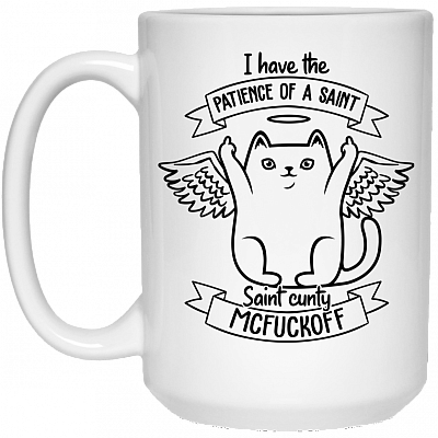 15 oz. White Mug