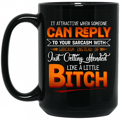 15 oz. Black Mug
