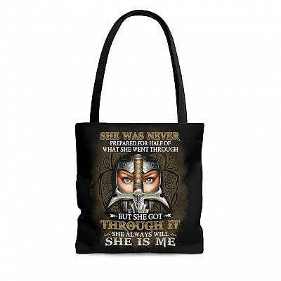 She Was Never Prepared for Half of What She Went Through but She Got It She Is Me All Over Print Tote Bag - Shoulder Bag