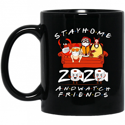 Stay Home And Watch TV Series Film With Friends Coffee Mug – Beer Stein – Water Bottle – Color Changing Mug