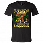 Bear Drunkest Bunch Of Assholes This Side Of The Campground T-Shirt - Funny Beer Drunk Camping Bear Shirt, Black, V-Neck T-Shirt Bear Drunkest Bunch Of Assholes This Side Of The Campground T-Shirt - Funny Beer Drunk Camping Bear Shirt, Black, V-Neck T-Shirt