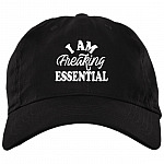 I Am Freaking Essential Twill Cap - High-Profile Snapback Hat - Trucker Hat - Funny Essential Worker Gifts